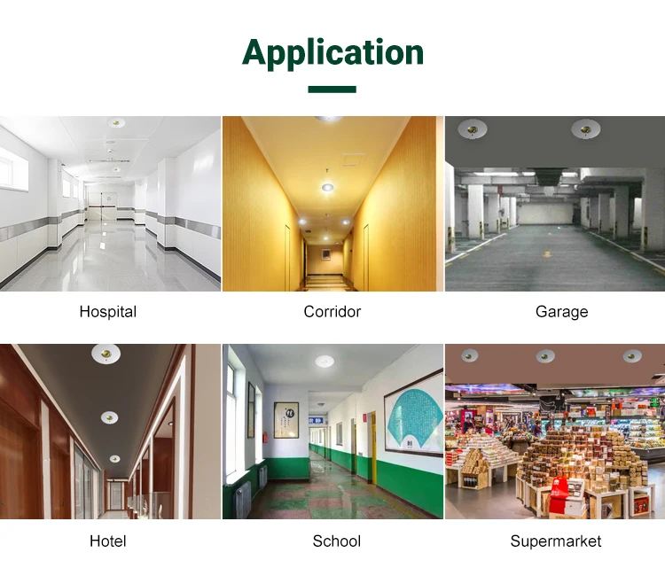 Recessed Mounted Rechargeable 5W Led Emergency Driver Fire UFO Downlight Emergency Led Power Supply