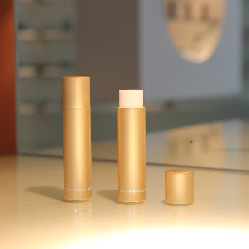 Aluminum Packaging Tubes Cosmetic Round Empty Tube Container Custom Lip Balm Tube