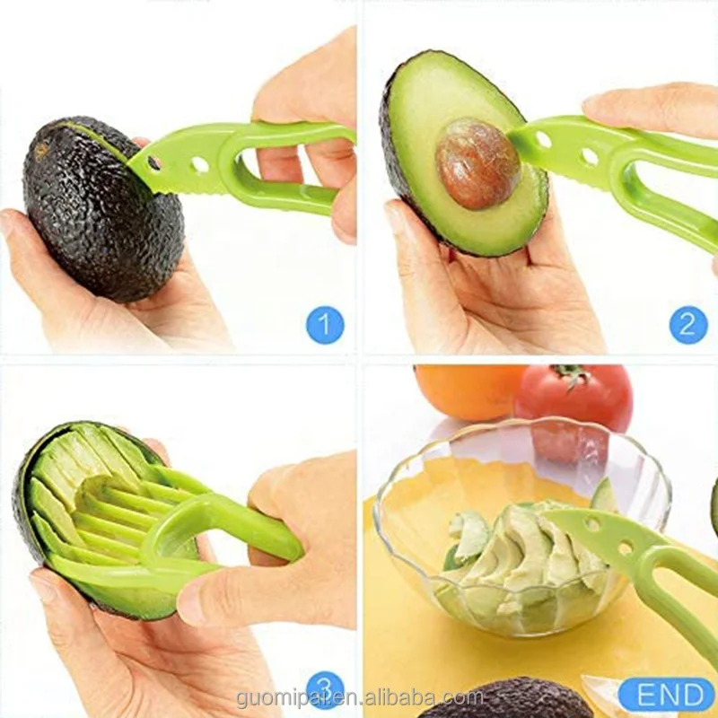 1pc 3-in-1 Avocado Slicer, Multifunctional Avocado Cutter, Fruit &  Vegetable Peeler, Kitchen Tools