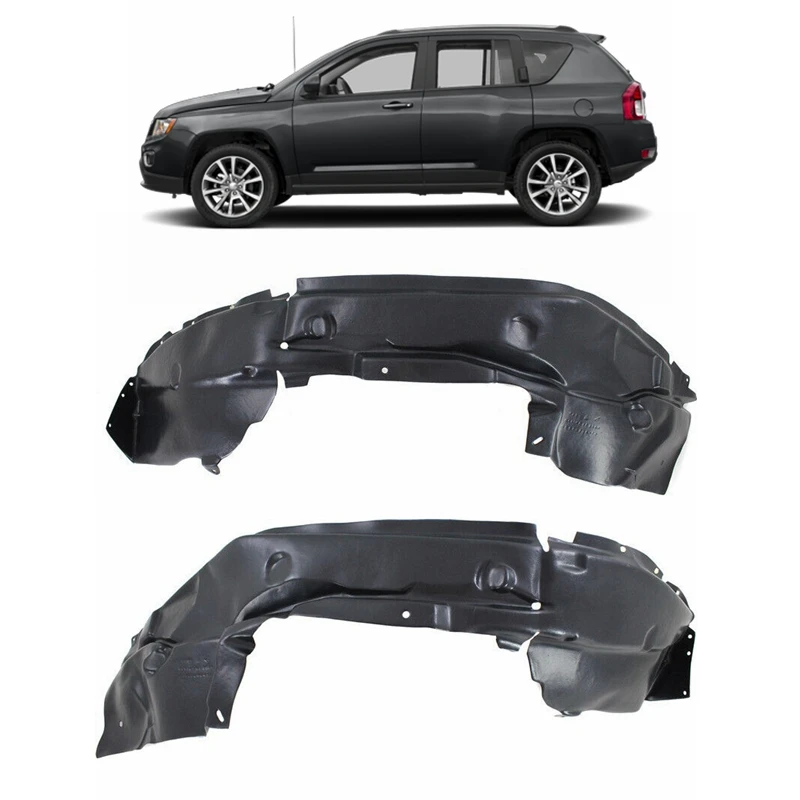 OEM new auto parts high quality wholesale front rear fender liner cotton rear inner liner for Jeep Compass 2011-2017