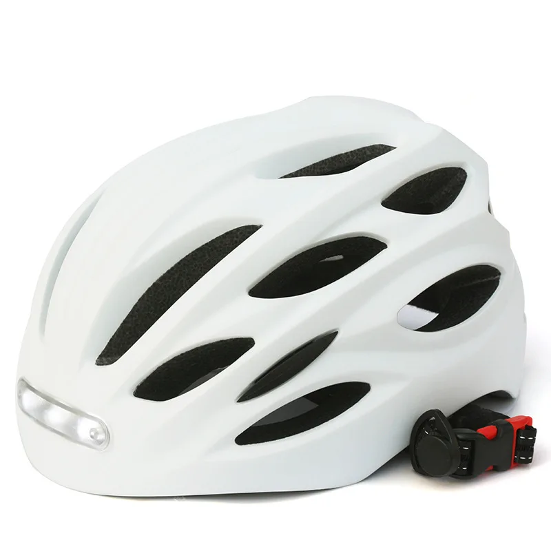 Light Mountain Bike Helmet with Smart Lighting Warning Urban 36V Scooter Helmets for Commuter Cycling Road Bike Riding