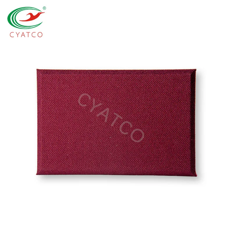 Custom Ecofriendly Acoustic Panels Fabric Wrapped Cloth Covered Home