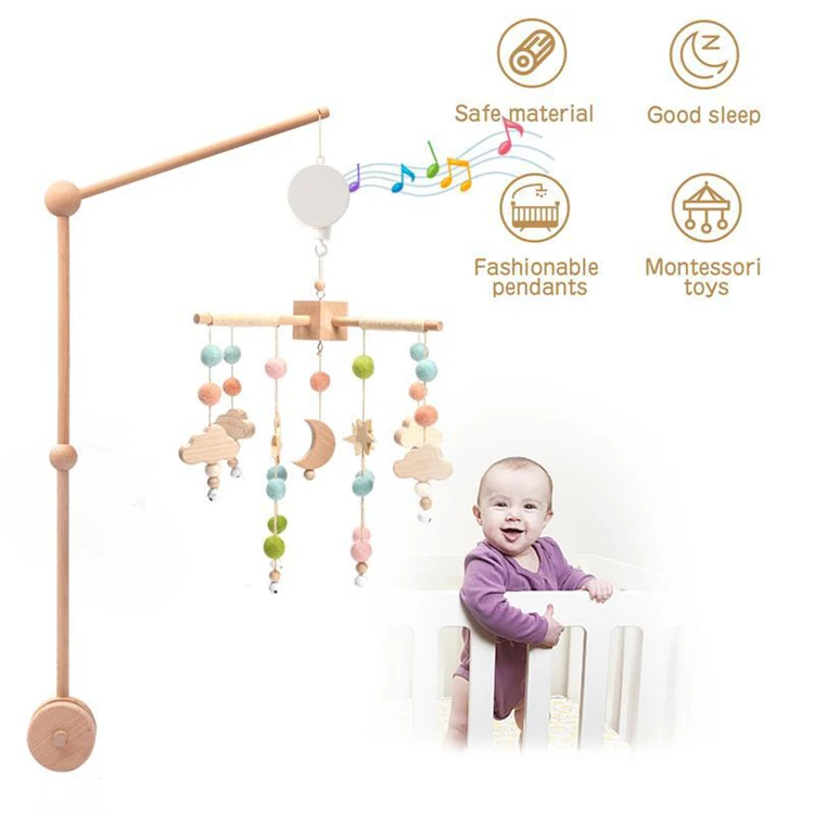 Wooden Baby Mobile Crib Holder For Mobile Hanging Baby Crib Attachment For Nursery Decor Buy
