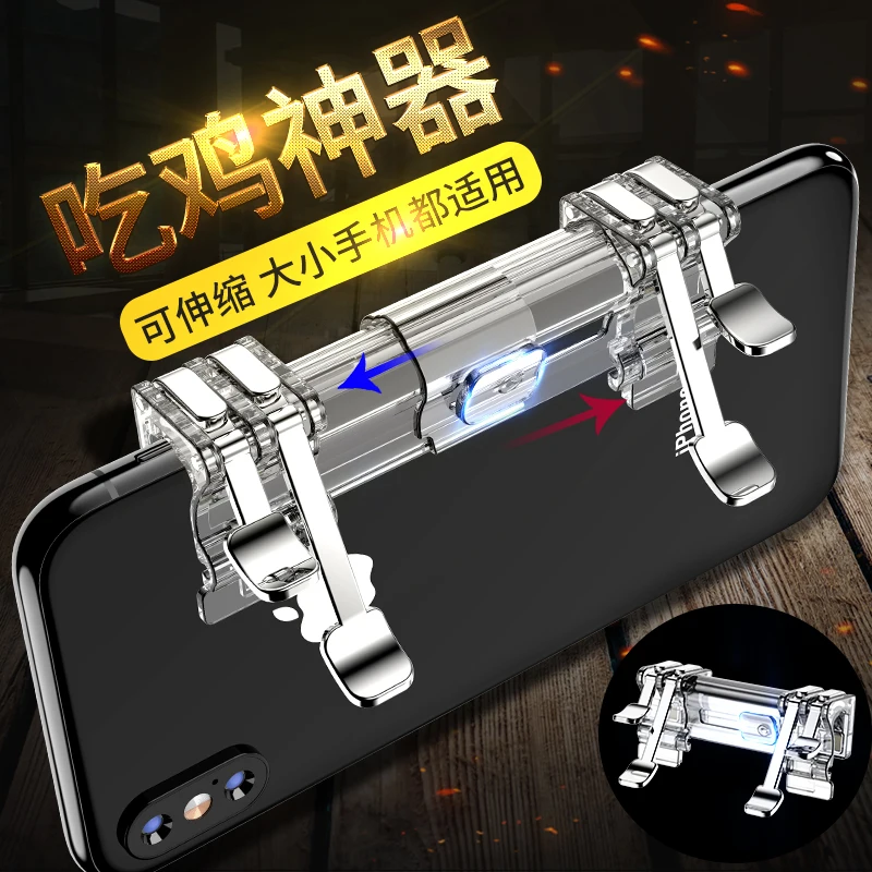K9 Mobile Game Handle for Pubg with L1R1 Physical Button Aim and Shoot
