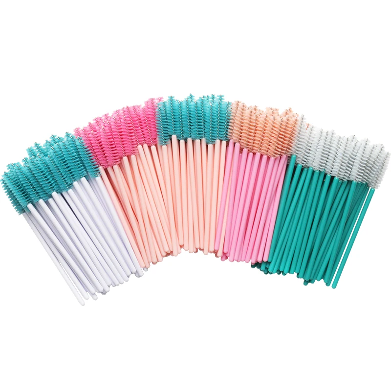 Disposable nylon mascara wands eyelash brush for lash extension