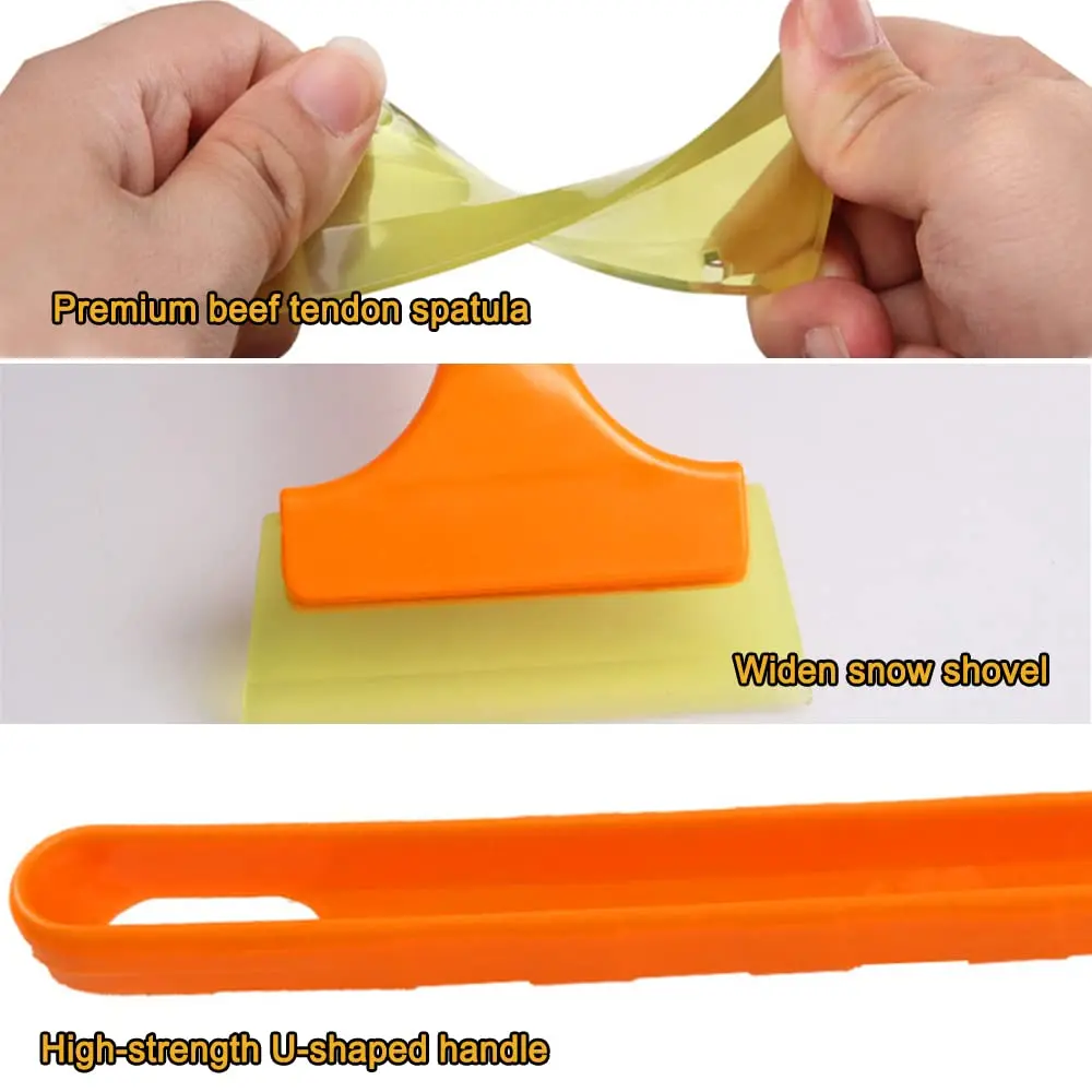 Скребки для льда на лобовое стекло автомобиля снежный толчок поверхности говяжьего сухожилия скребок подходящий автомобилей