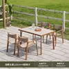 120cm long table [one table and four chairs]