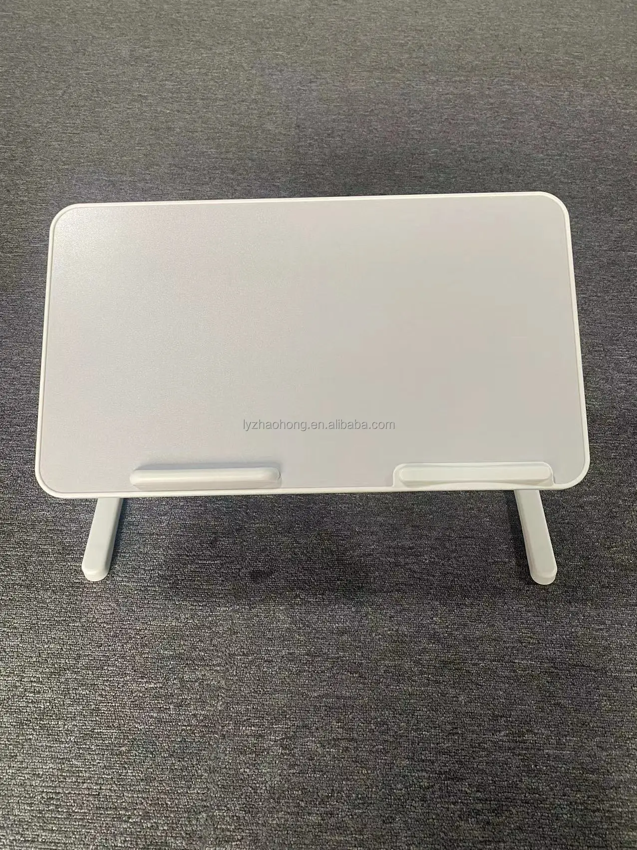60X40CM Aluminum Alloy Folding Computer Desk Stand Bed Folding Computer Desk Adjustable Height Folding Computer Desk