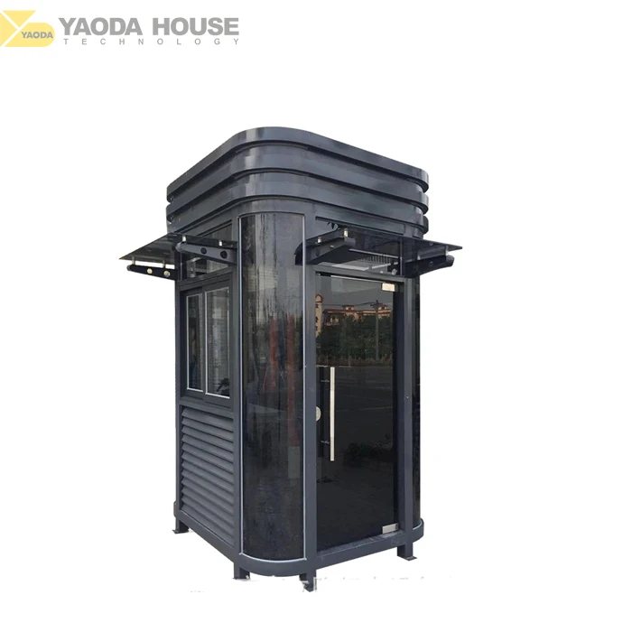 Cheap Easy Assembly Sandwich Panel Outhouse Prefabricated Portable Security Booth for Sale