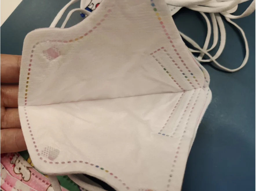 Kn95 Facemask Cartoon Kids Facemasks 5layers Kn95 Mask With High