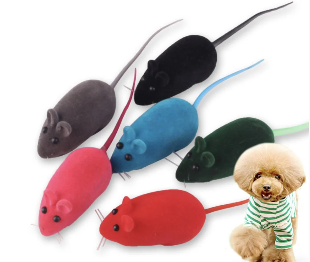 rubber mouse dog toy