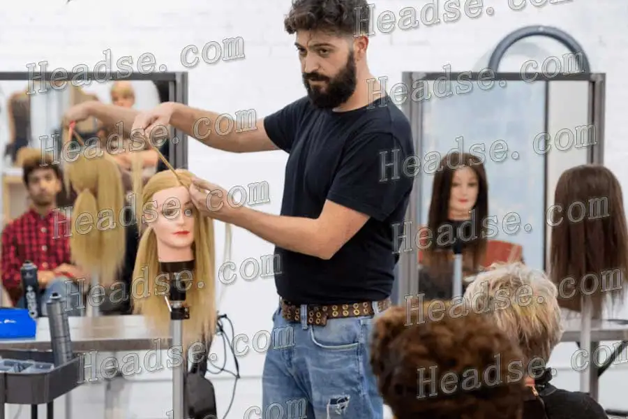 Hairdressing for Beginners: Synthetic Fiber Head Model