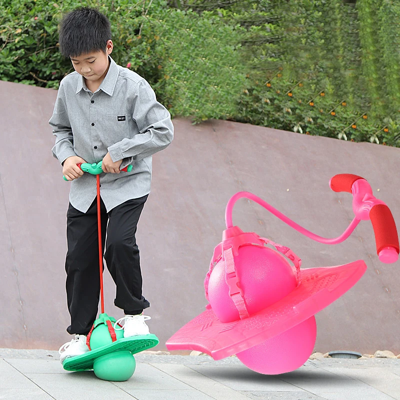 Anti Burst Kids Balance Train Board Pogo Ball Jumping Pogo Stick High