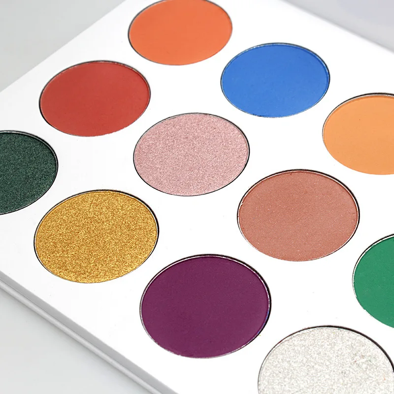 
 СТМ Косметика 12 видов цветов палитры теней для век на заказ ваш бренд оптовая продажа составляют поддоны Красочные Тени для век  