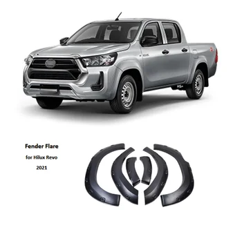 Pickup Trucks Car Accessories ABS injection Flare Wheel Arch Fender Flares for Toyota Hilux Revo 2021