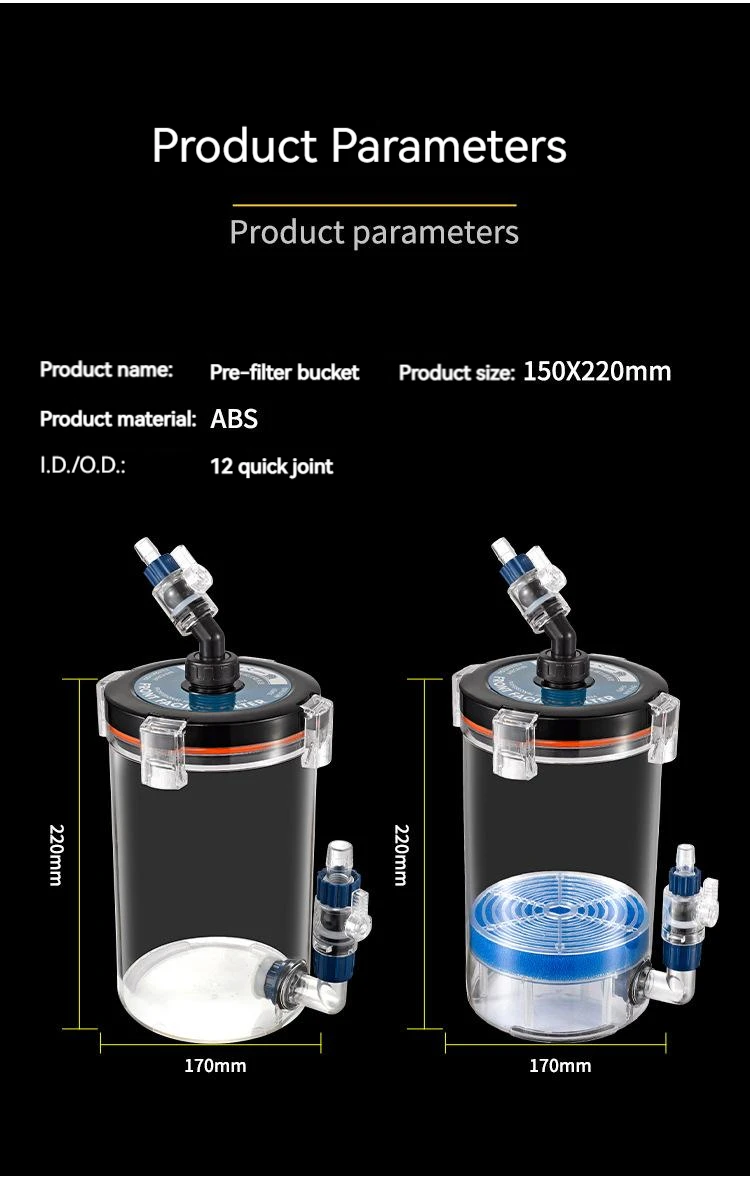 High Performance Canister Filter Aquarium External Canister With Joint