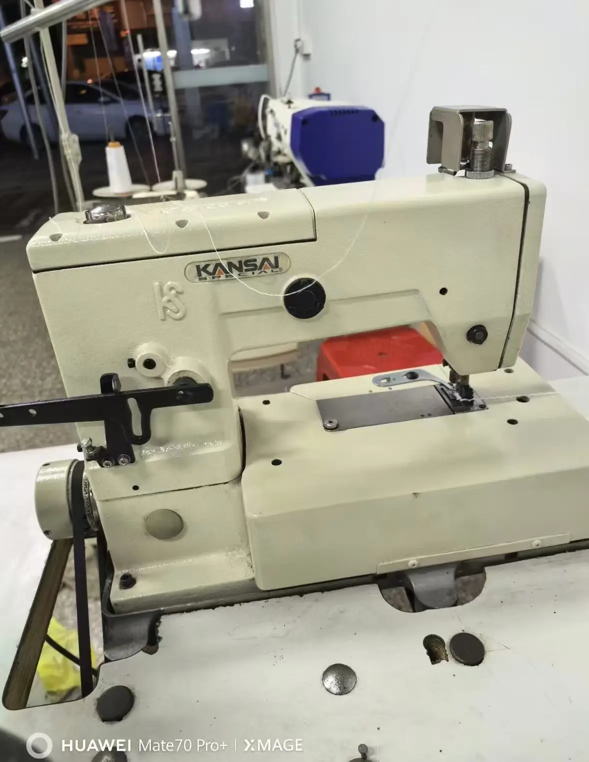 Kansai Special PX302-5W 2 Needle Double Chain Stitch Machine