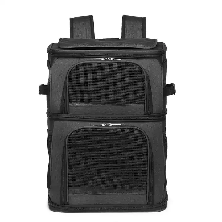 stock cat carrier for two cats hot sale large pet carrier backpack big cat carrier details