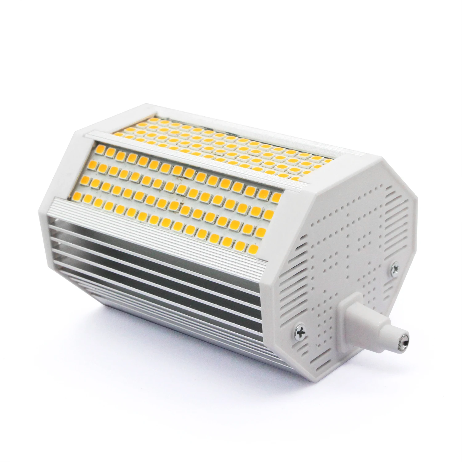 NEW Led R7S 50W 118mm Dimmable AC 100-277V Aluminum Residential 192pcs SMD2835 LED Chip Corn Lights CRI>80 50000h Replace