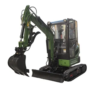 Mini Excavator Machine 1.8ton Digger Small 1.8 Mini Excavator Cover in Cab 1.8ton CE Digger 1.8ton Track Digger