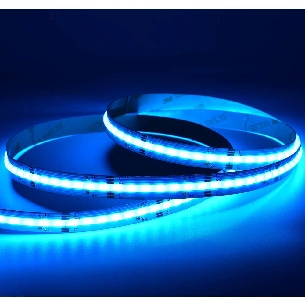 High Density COB Free Dot RGBW 2700k 3000k 4000k 6500k Flexible Tape Lights for Room Decoration Lighting COB RGBW LED Strips