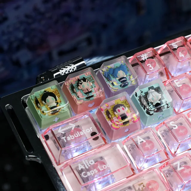 2025 MG Resin Artisan VALORANT Keycaps for Gaming Keyboard Handmade ESC Replacement Keyboards