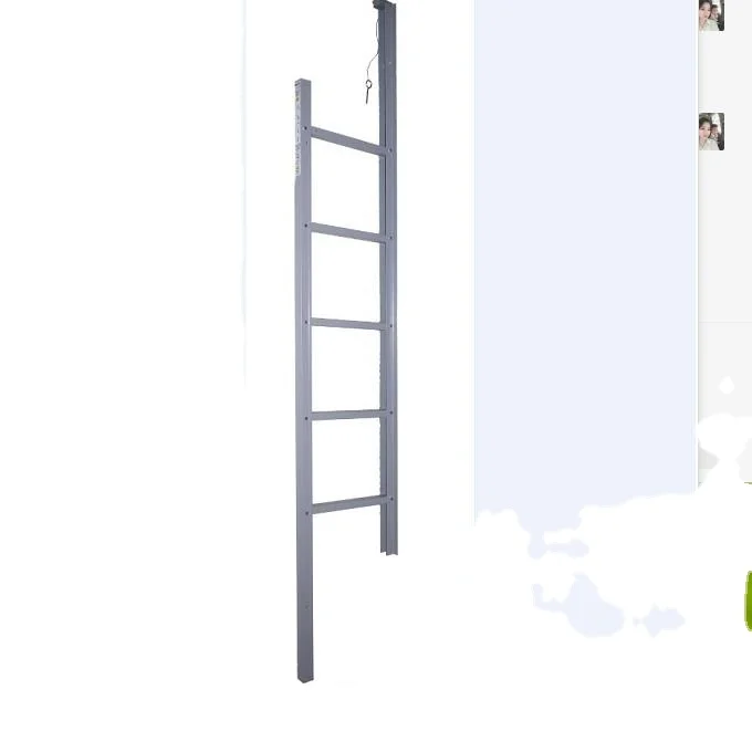 DX-7010 складной палка селфи шаг пожарная лестница с предохранительным тросом (алюминиевый спасения веревочная лестница алюминиевая Спасательная Лестница, модель: DX-7010