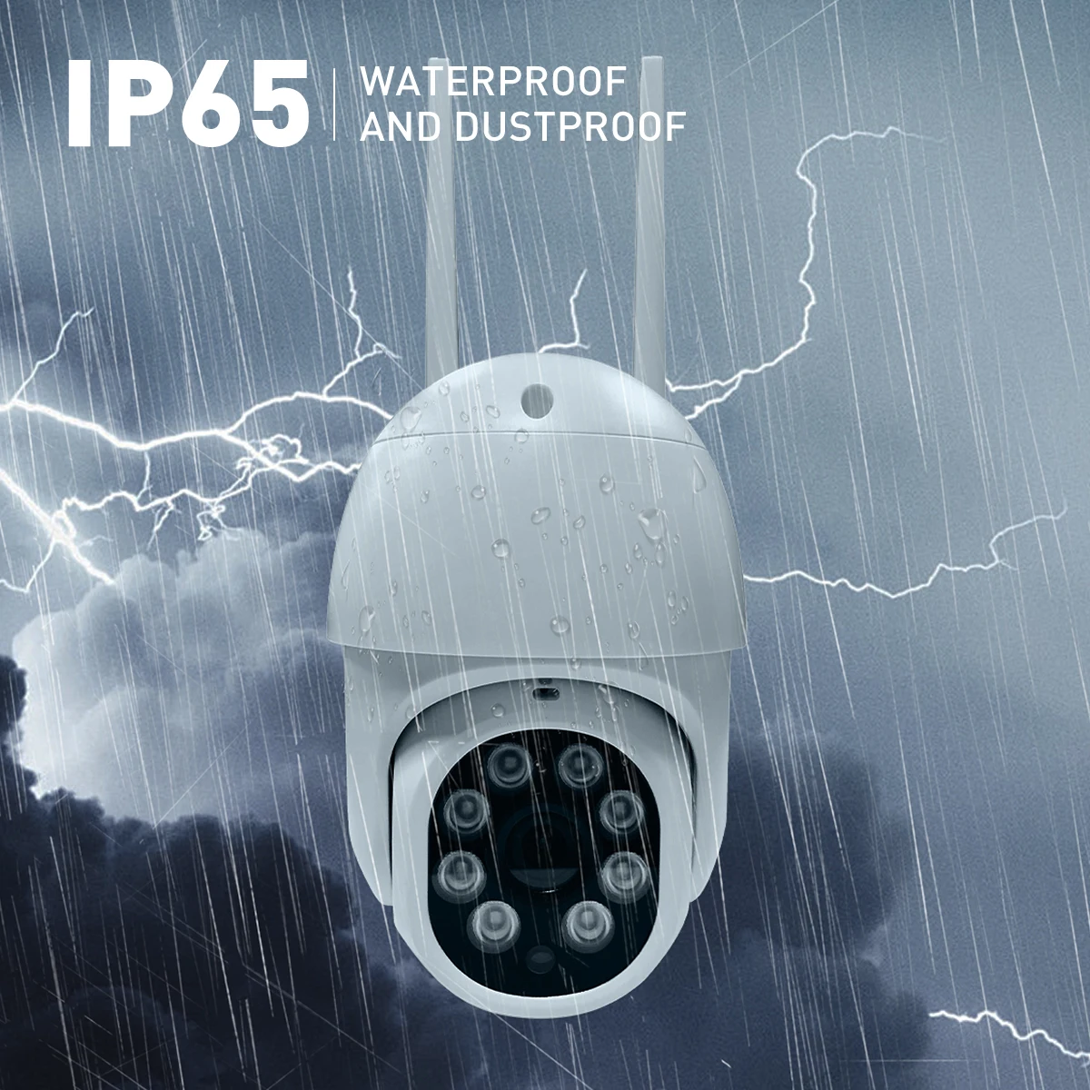 4mp outdoor dome wifi security camera hd cctv with night vision alarm storage motion detection tf card cloud-68