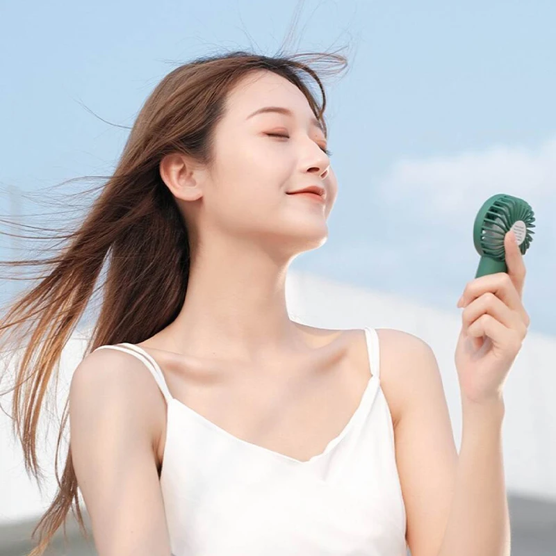 CYKE Portable Handheld Mini Small Electric Fan 3 Speed Personal Usb Chargeable Hand Fans Ventilador Mano DQ208