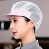 white net with pink brim