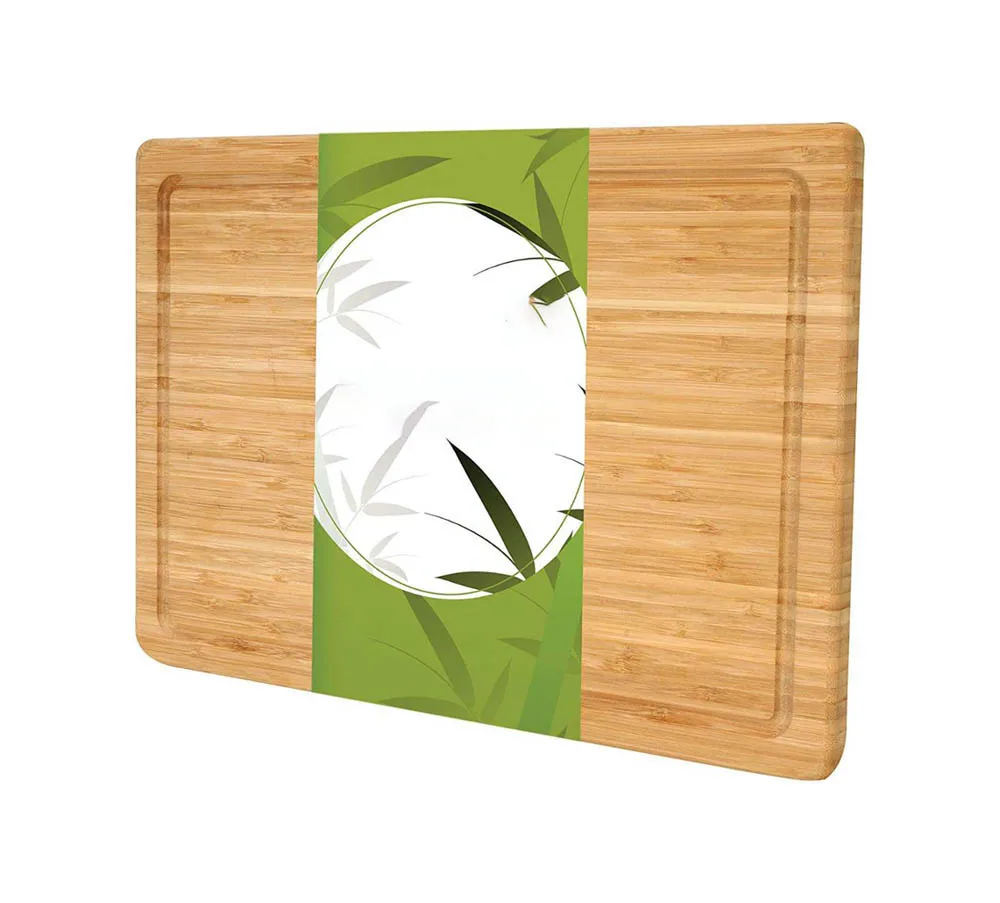 2pc Reversible Bamboo Cutting Board Set Natural - Figmint™