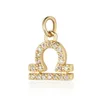 Golden libra-single pendant