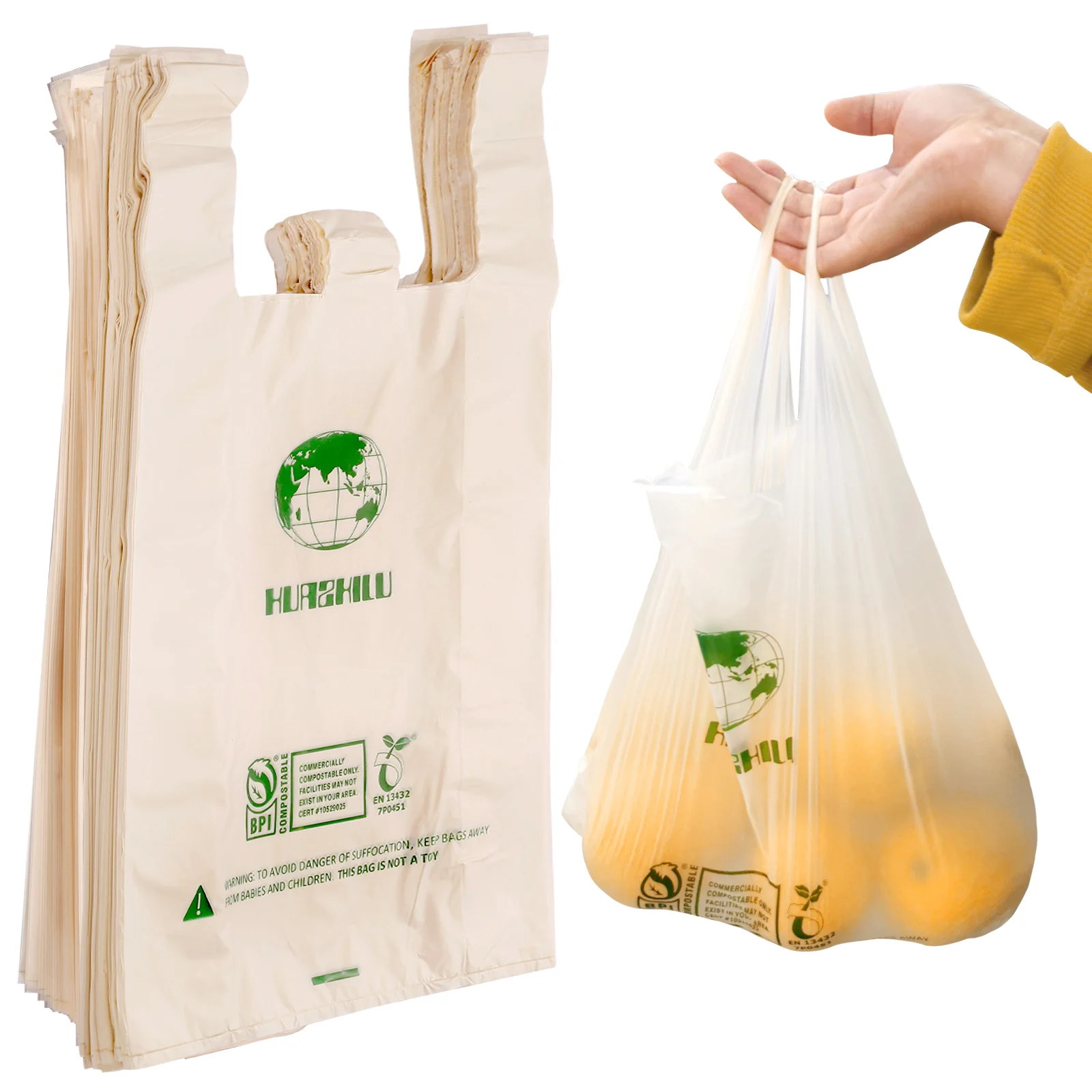 Sacs biodégradables de compost - Chine Fournisseur, Gros