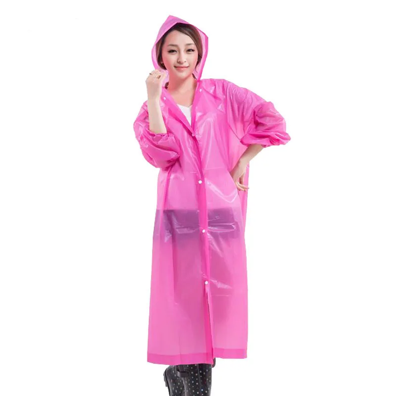Long Raincoat For Women Portable Hiking 
