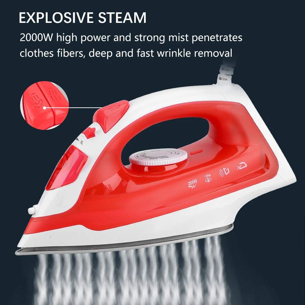 Handheld Electric Steam Iron Pressing Iron Automatic Clothes Ceramic