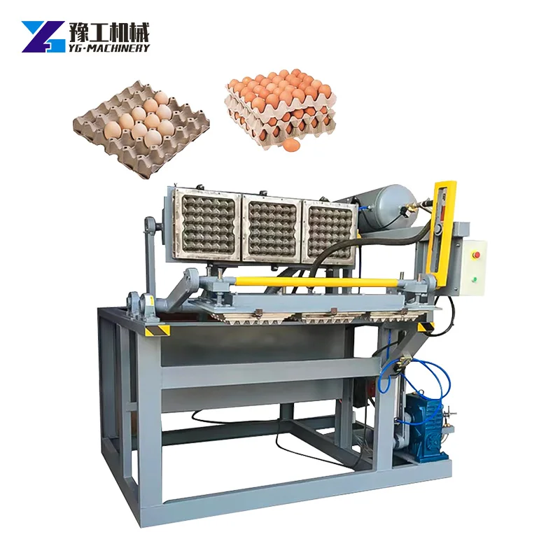 Automatic Manual Egg Tray Packing Machine Small Paper Pulp Molding Machine Industry Machinery