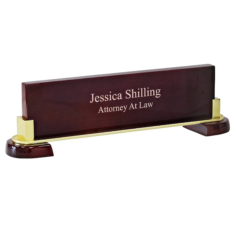 
 Декоративная пустая деревянная табличка, награды, Настольная табличка с именем  