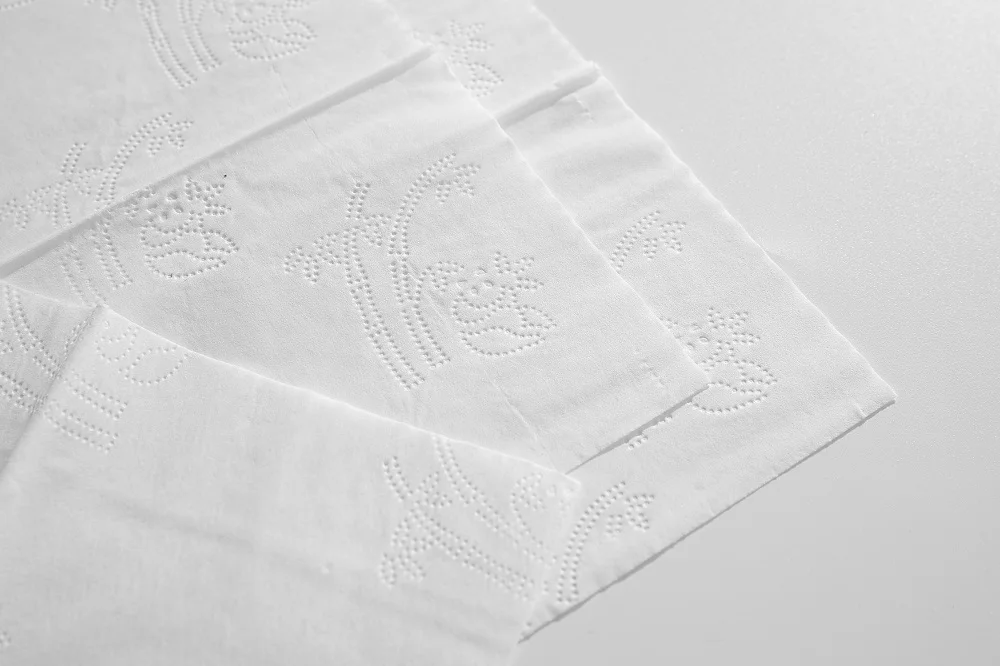 Wholesale Factory Customization Logo Embossed Paper Towels Facial