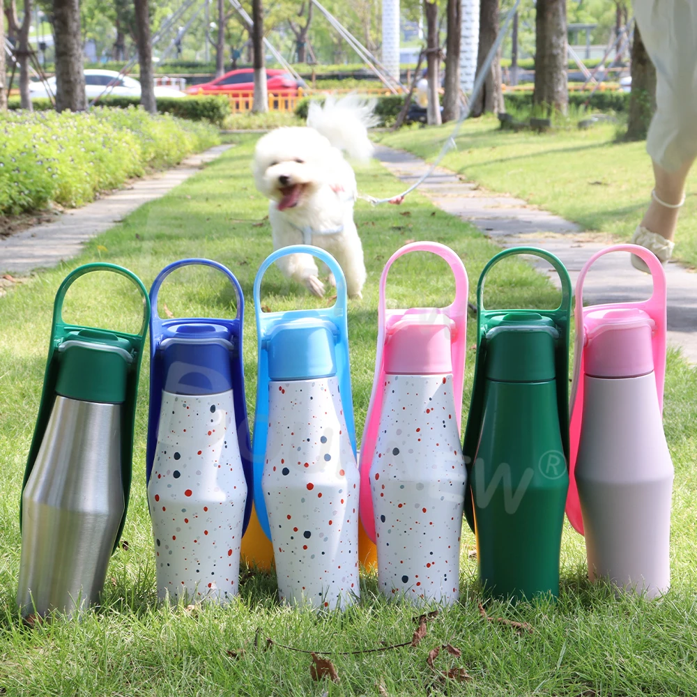 Portable Stainless Steel Portable Dog Water Bottle Big Dog Travel Water