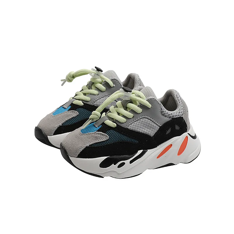 Boys Girls Lace-up Chunkysneakers Children School Sports Footwear Baby  Toddler Little Big Kids Casual Brand Designer Shoes - Buy Yeezy 700 Shoes  For Kids,Name Brand Kids Shoes,Children Rubber Sole Brand Shoes Product