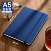 A5 bleu saphir - 200 pages avec élastique de fermeture
