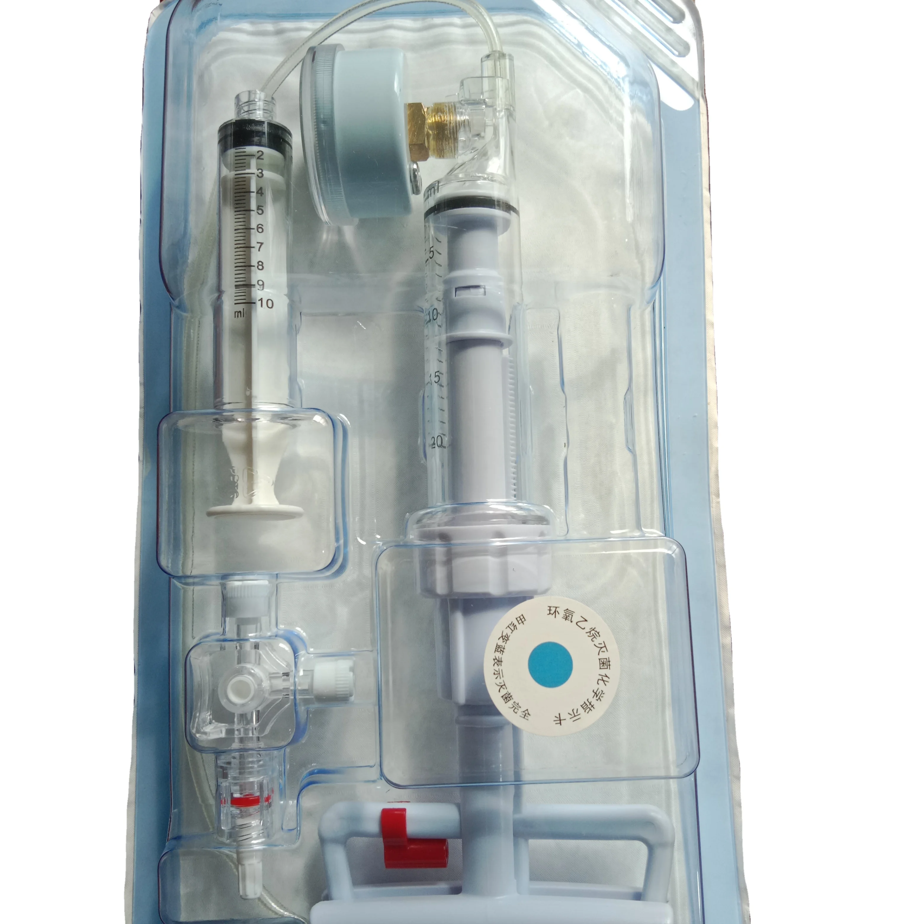 Geasure Bone Cement Orthopedic Hemostasis Valve Set Type Balloon Filling Inflation Equipment for Vertebral Body Forming