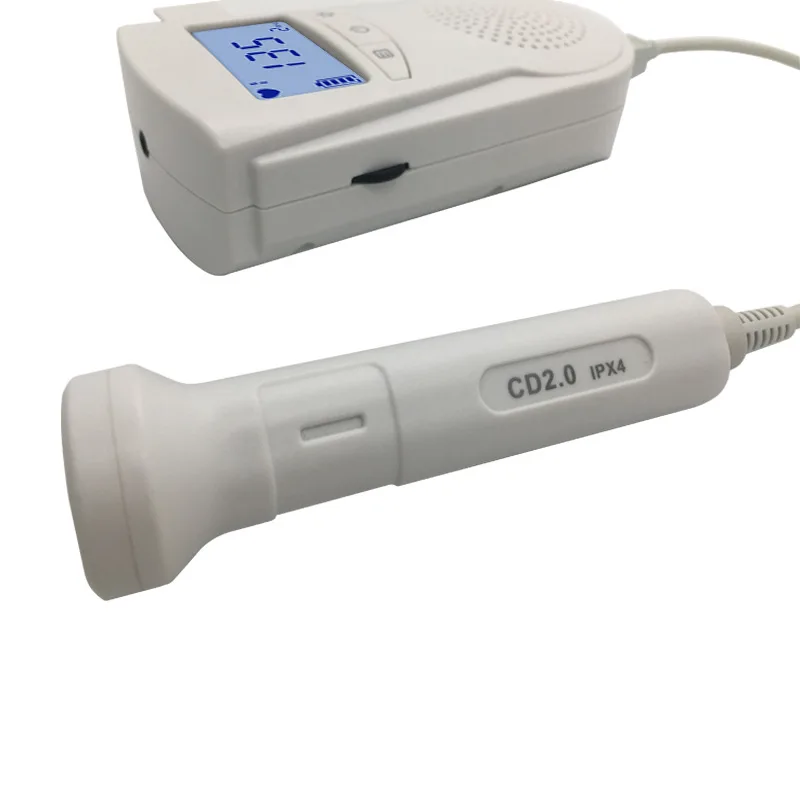2.0 Detachable CE Baby Heartbeat Monitor Portable Ultrasound Heart Rate Dopler Pocket Fetal Doppler for Home