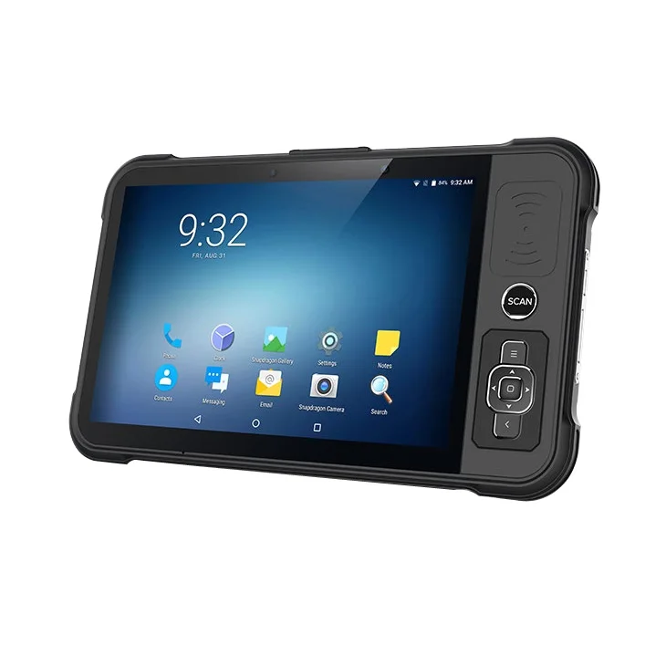 Chainway P80 8 ''IP65 4G WIFI Tableta industrial OEM NFC HF UHF RFID Lector PDA