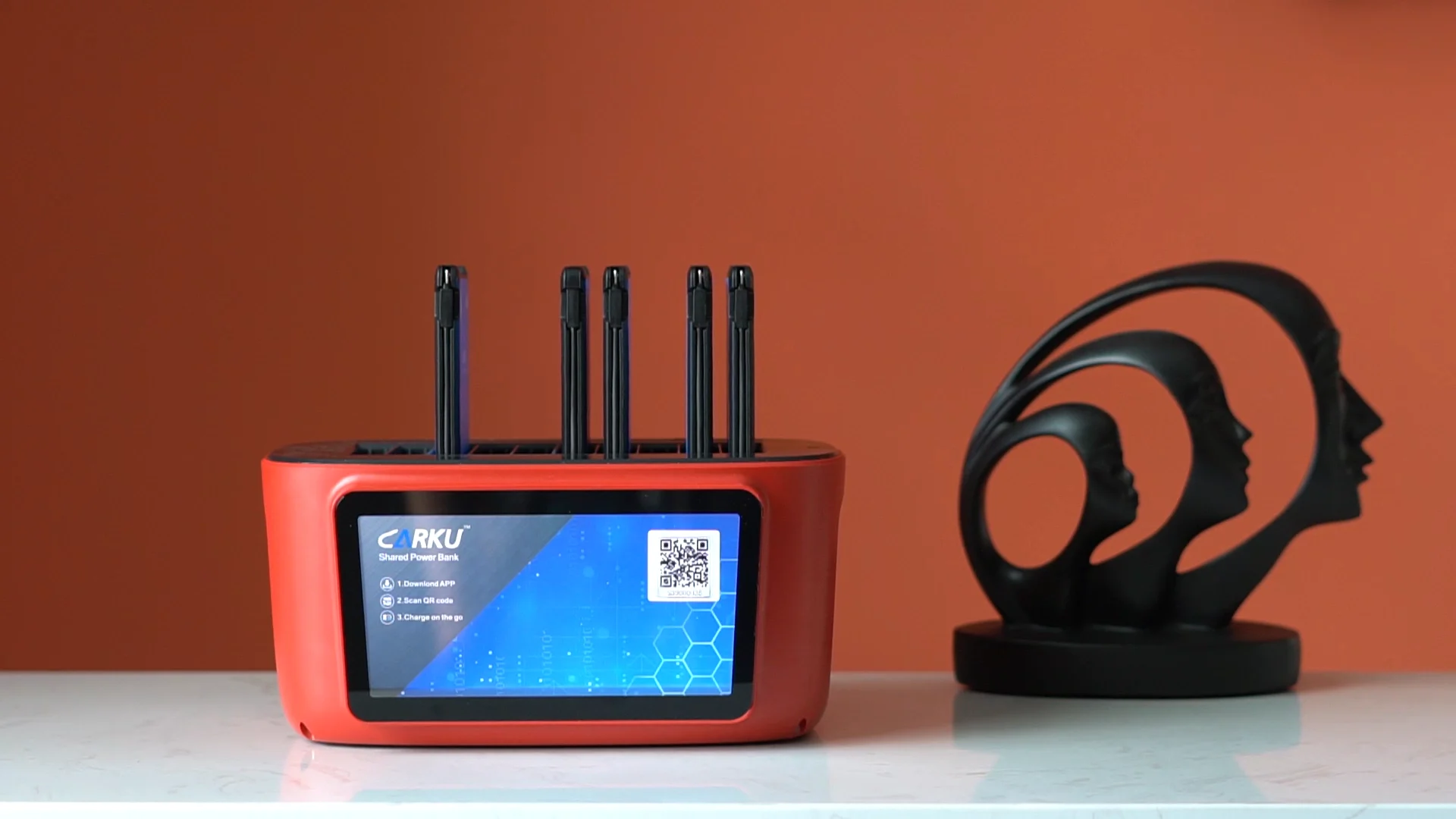 China Factory Carku Box With 5000mah Share Power Bank For Rental To ...