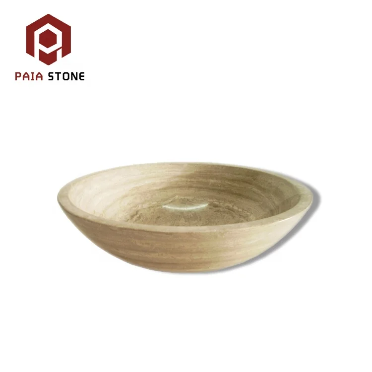 product stone wash basin round sink marble stone modern bathroom natural graphic design customized for indoor oval 2 years single hole-3