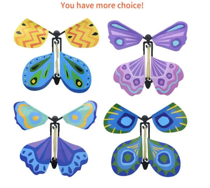 マジックフライングバタフライ フェアリーフライングトイ Amazon | 10個 フライングバタフライギフトカード マジック