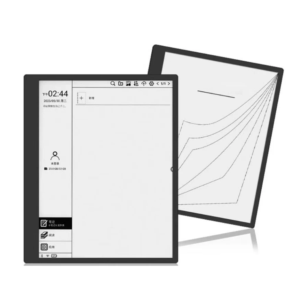 e ink display circular custom factory 10.1 inch e-ink monitor laptop Ebook Reader E Ink Display Android system Eink Paper Tablet
