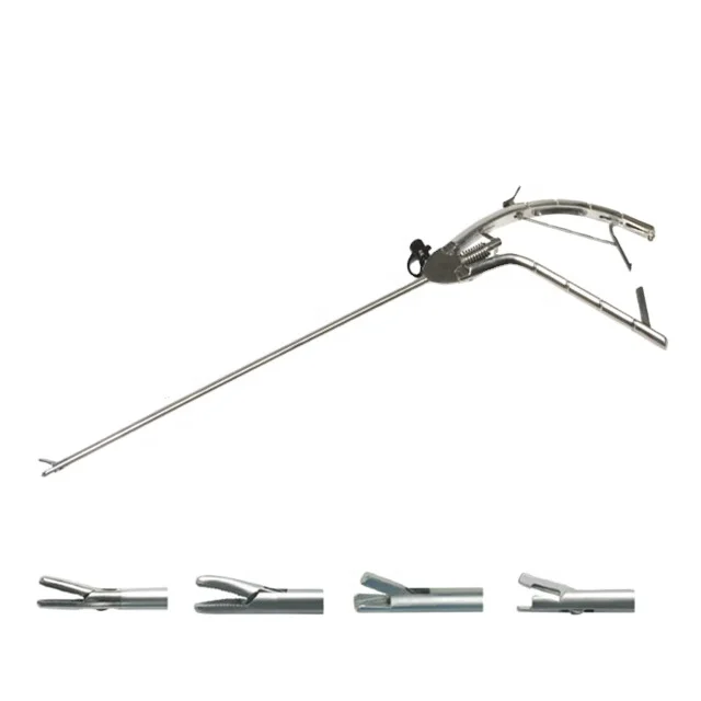 thumbnail image 2 of 4-Piece Laparoscopic Needle Holder Set – 5mm X 330mm, Stainless Steel, Reusable Surgical Instruments 2 of 5