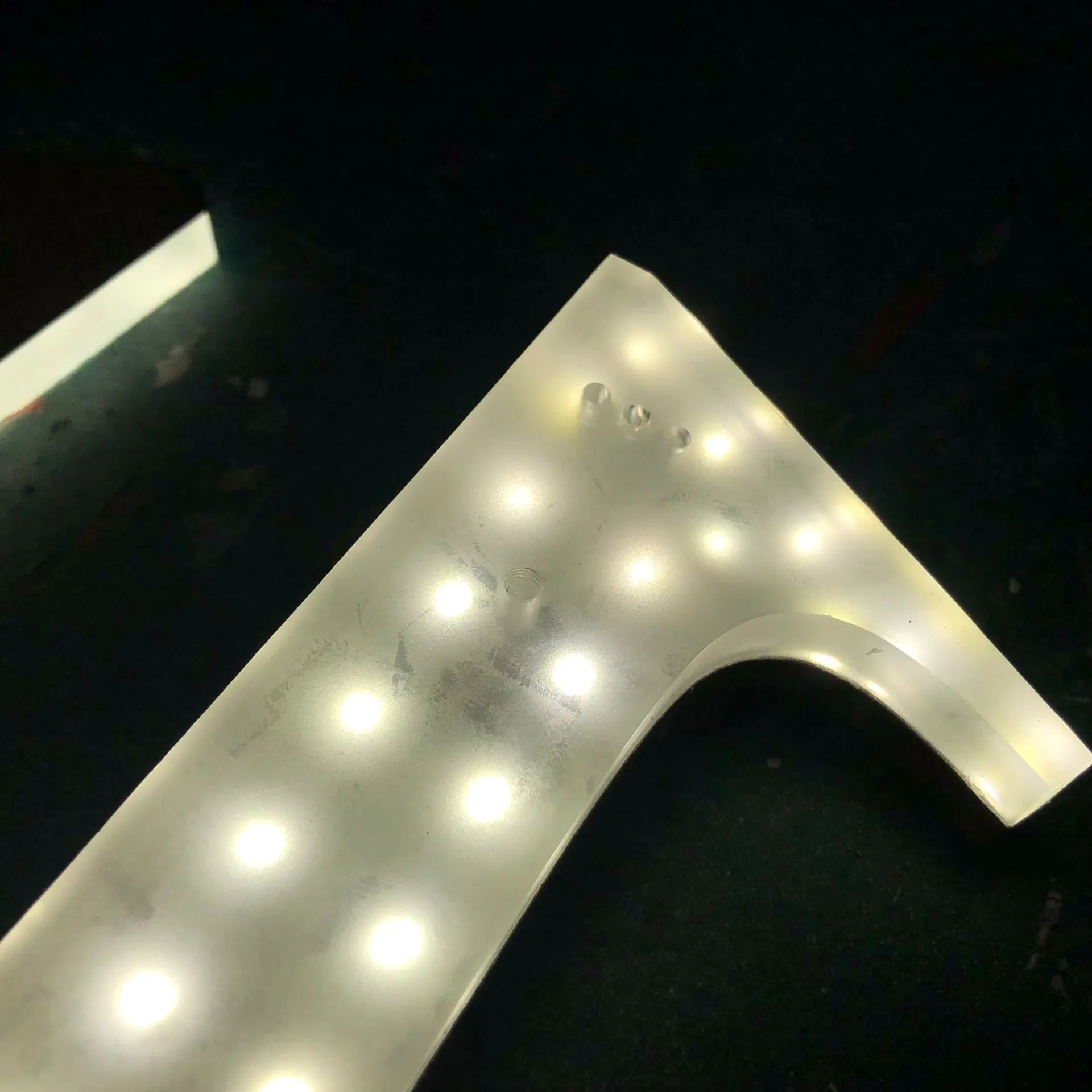 30mm Depth Custom Front Light 3d All Acrylic Led Alphabet Letters